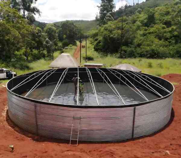 Roof and liner installation