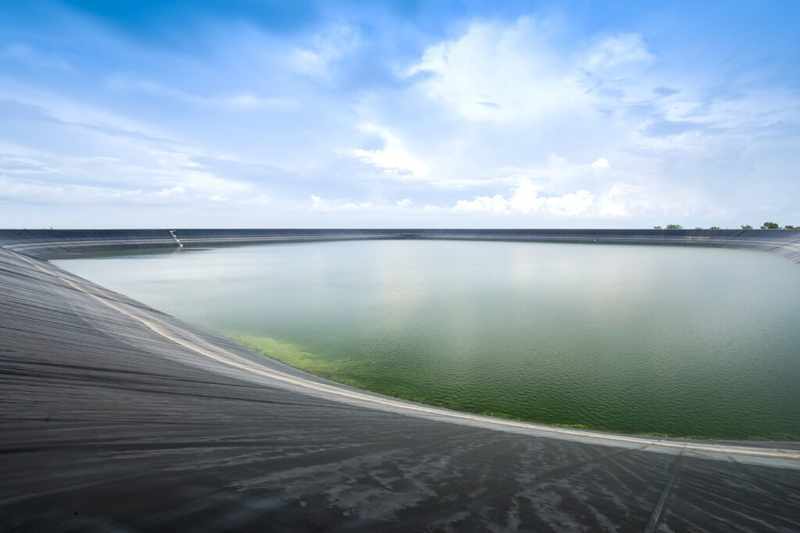 Large HYDROFLEX lined water reservoir